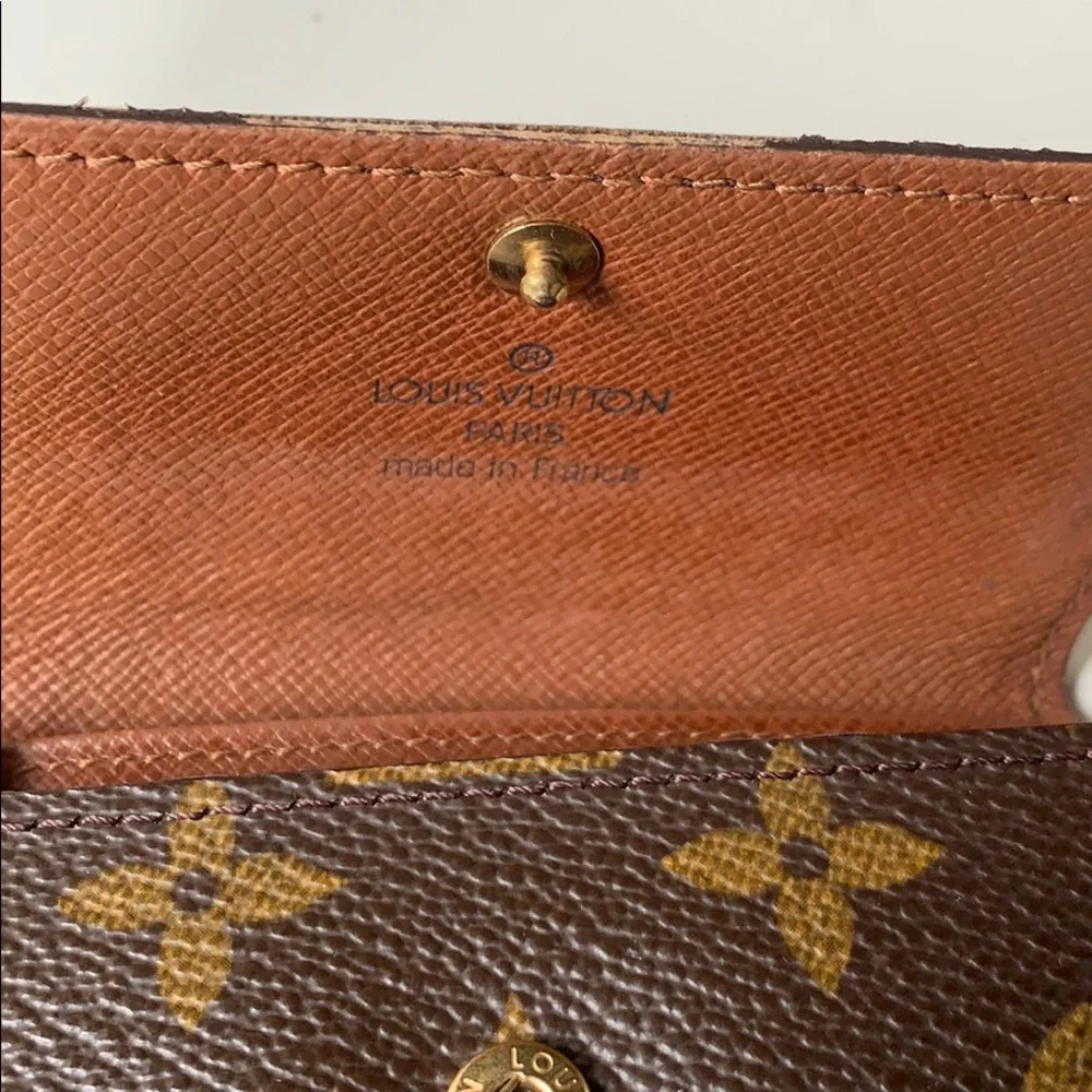 Louis Vuitton Brown Monogram Key & Card Holder